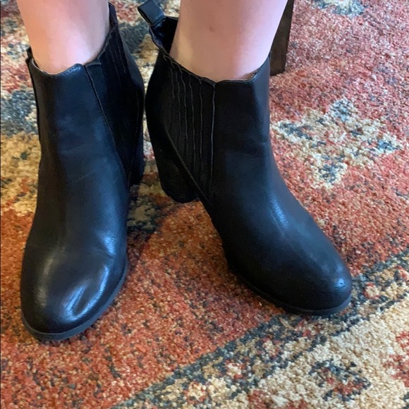 Madden Girl Black Booties - Picture 2 of 5